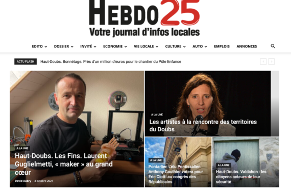 Gugli3D dans la presse « Hebdo25 »